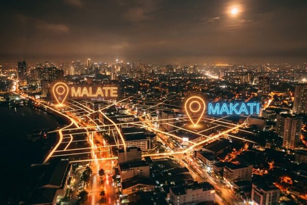 マカティ・マラテの夜景